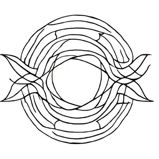 Polynesian-inspired Tattoo Design