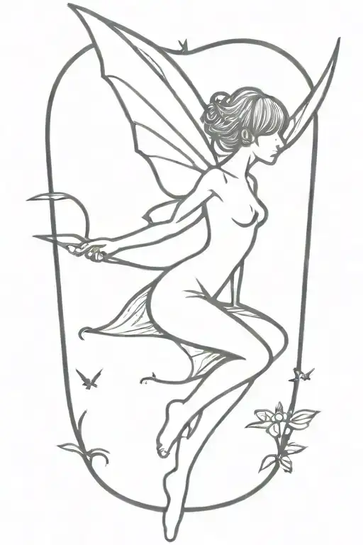 Gothic Fairy Flying