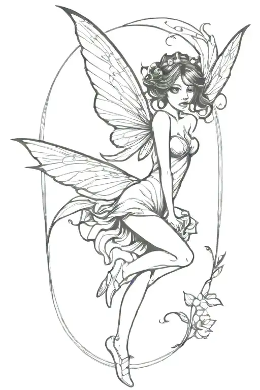 Gothic Fairy Flying