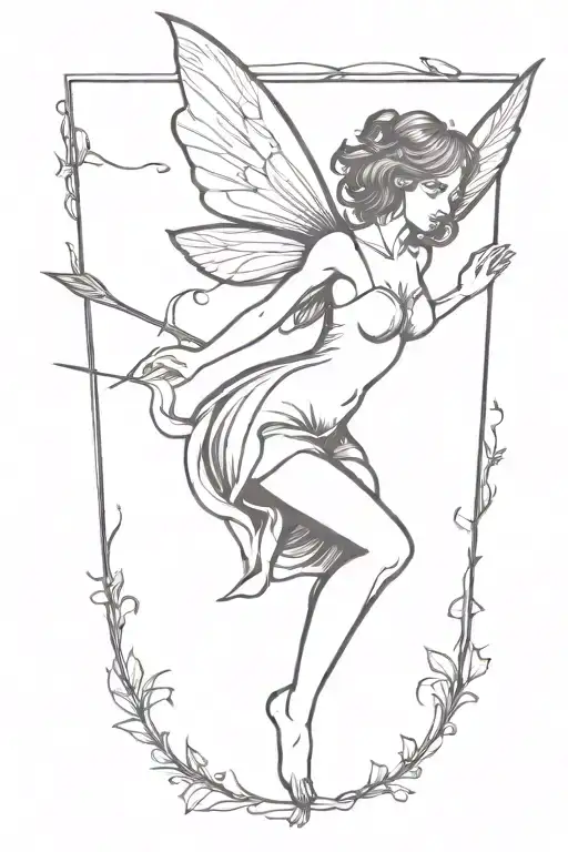 Gothic Fairy Flying