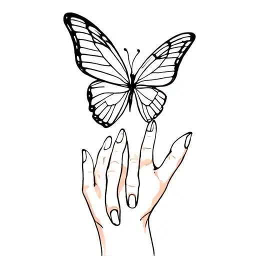 Hand Butterfly