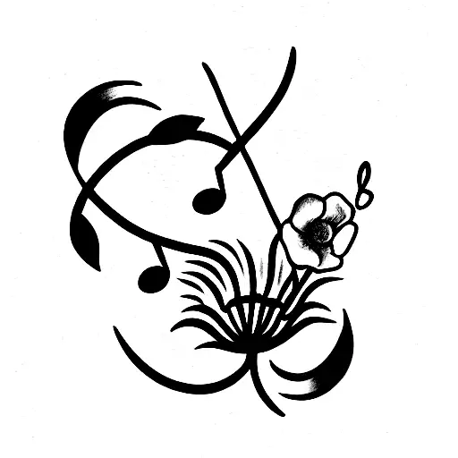 Poppy And Music Notes