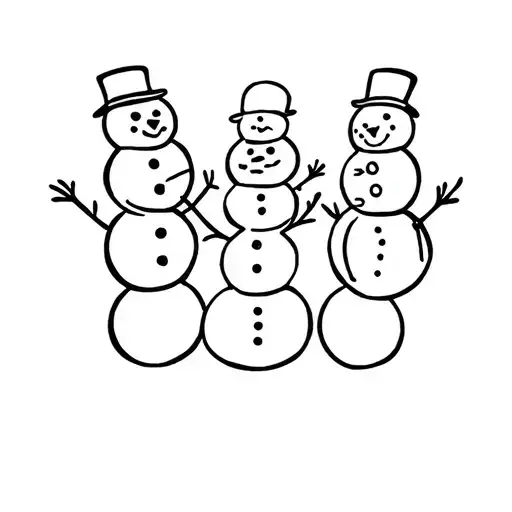 6 Snowmen