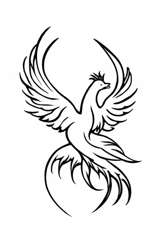 Phoenix Silhouette
