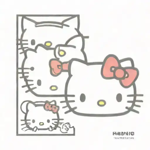 Hello Kitty Head Surrounded