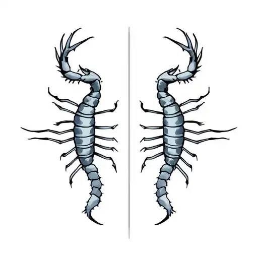 Combine Scorpio And Aqauarius Symbols
