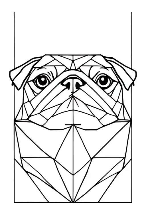 Pug Lines Geometrical Desing