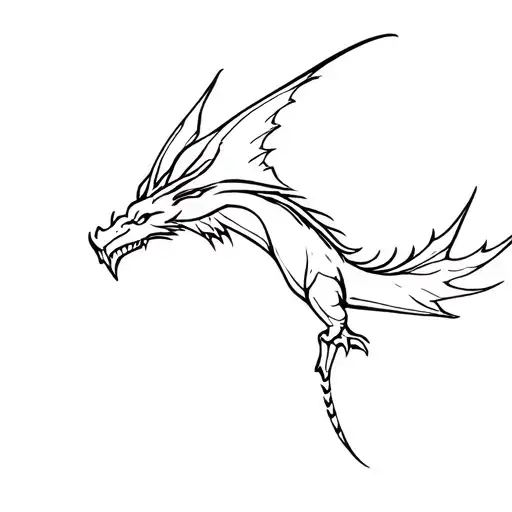 Wyvern Flying