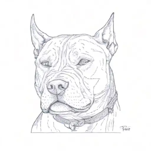 A Pit Bull Dog