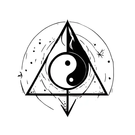 The One You Feed Wolf With Illuminati With Yin And Yen