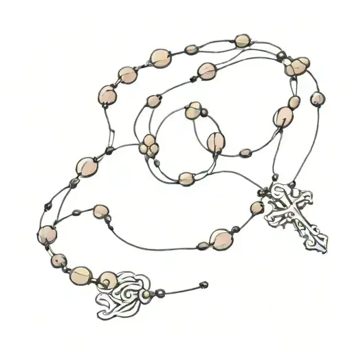 Rosary Wrapped Loosely