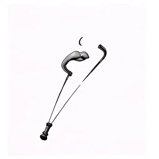 Nostrils With One Walking Crutch