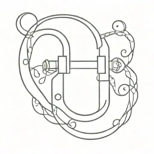 Lock With Infinity Symbol