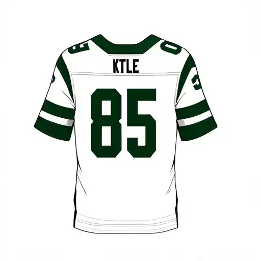 Back Of American Football Jersey Kittle 85