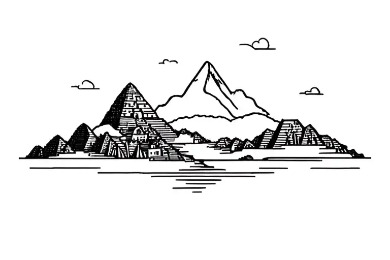 Machu Picchu Skyline