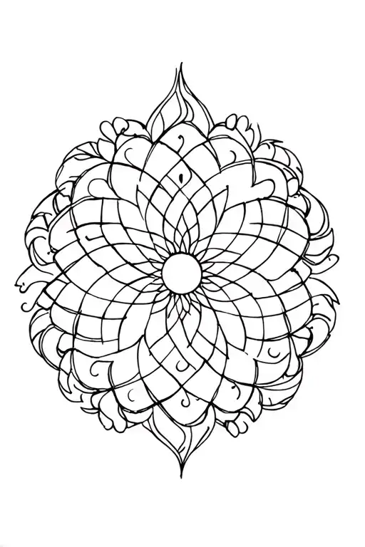 Mandala And Phoenix