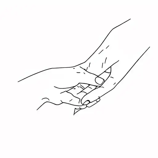 Vinyl And Hand Holding