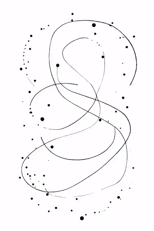 Dots And Lines Forming