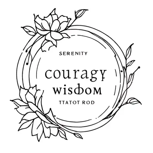 Serenity Courage Wisdom