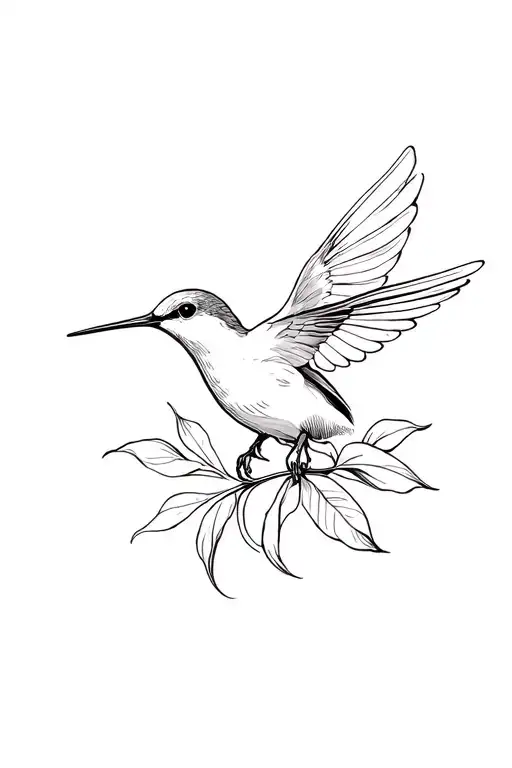 Magnolia Colibri Flying