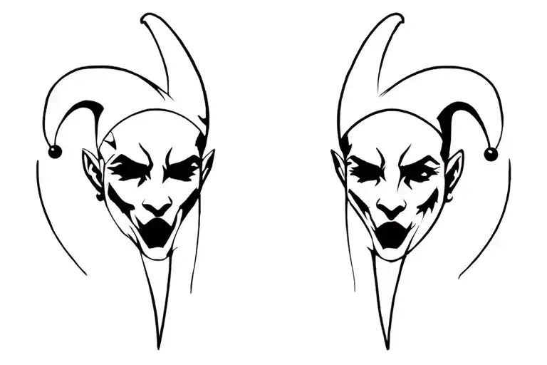 2 Jesters Each With A Different