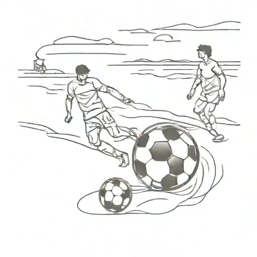 Football By The Beach