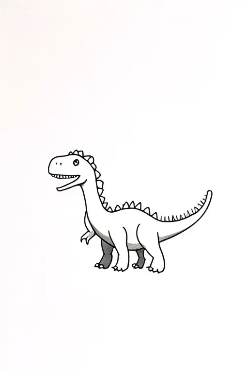 Cute Dinosaur Minimal