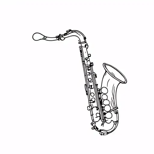 One Line Saxophone