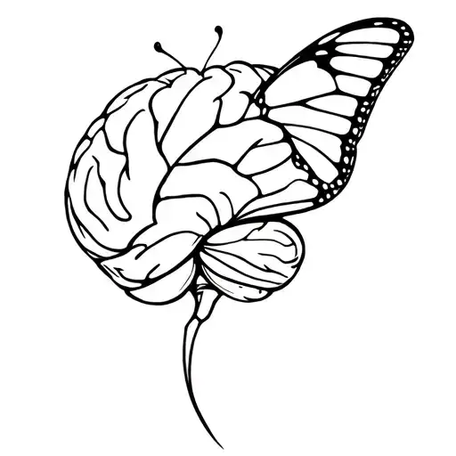 A Brain That Turns Into A Butterfly