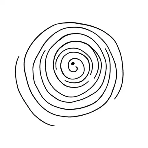 Evolutionary Spiral With A Baby Face