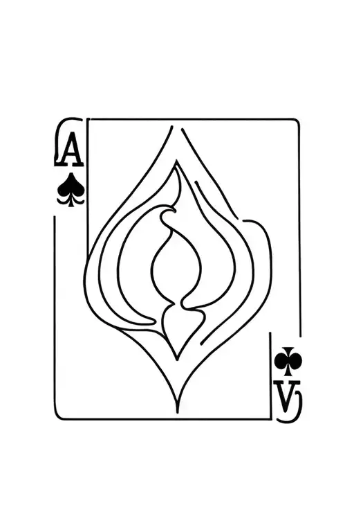 Jack Clubs Card Design Featuring