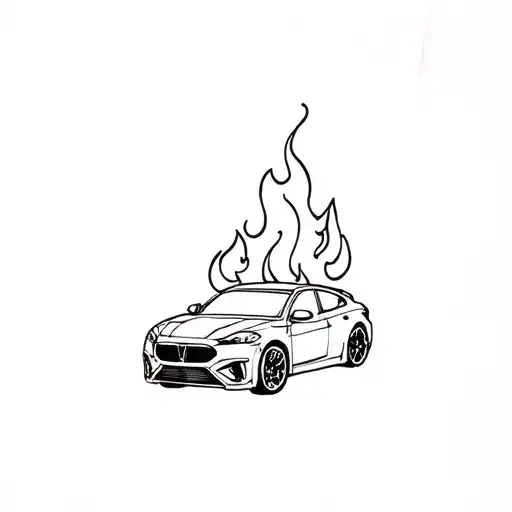 Car On Fire
