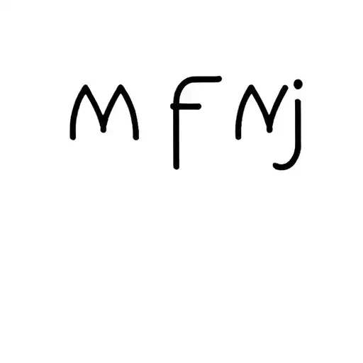 The Letters Mffmj In A Row