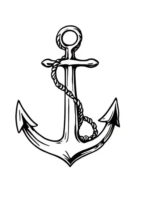 Anchor With The Letter I