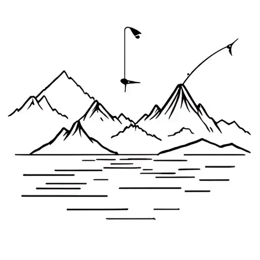 Fishing And Mountains