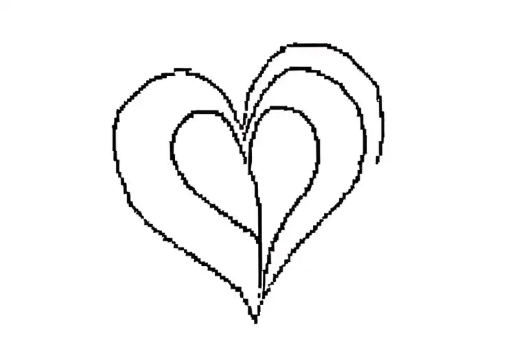 1 Hp Pixel Heart