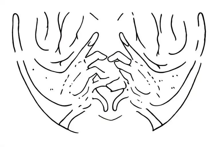 Man That Represent Anxiety Tattoo Design Inspired