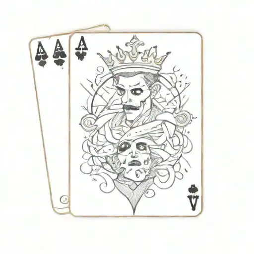 King Queen Joker Jack Six And 2 Cards