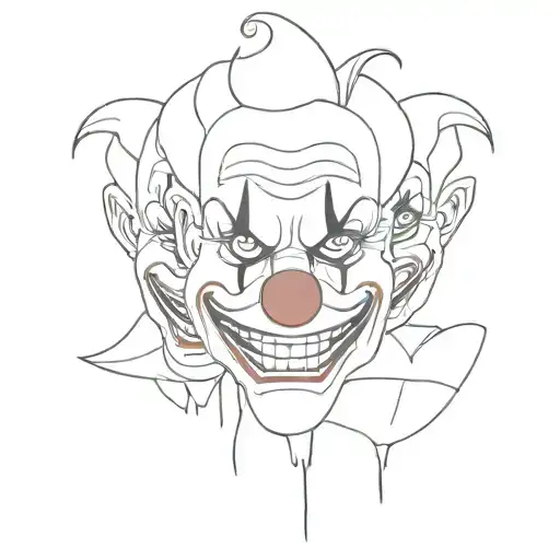 Killer Clown See No Evil Speak No Evil Hear No Evil