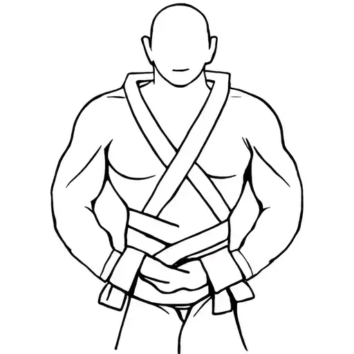 Brasilien Jiu Jitsu Cross Chest Figures Emerging