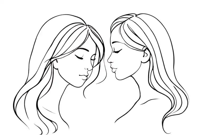 Mother-daughter