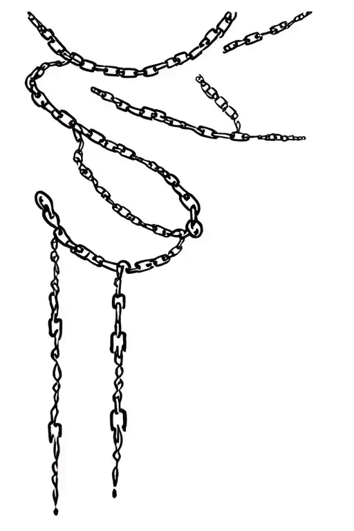 13 With Chains Breaking And Bursting Upright