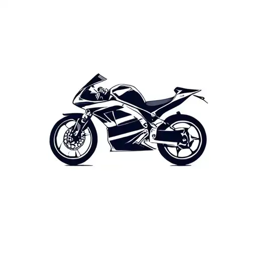 Sports Bike Silhouettes