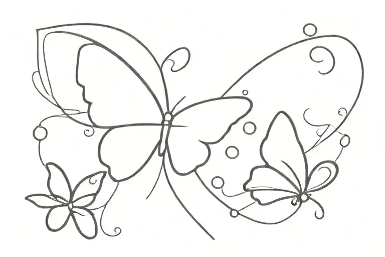 Butterfly And Heart