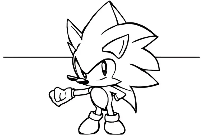 Shadow The Hedgehog Tramp Stamp Tattoo That Embodies
