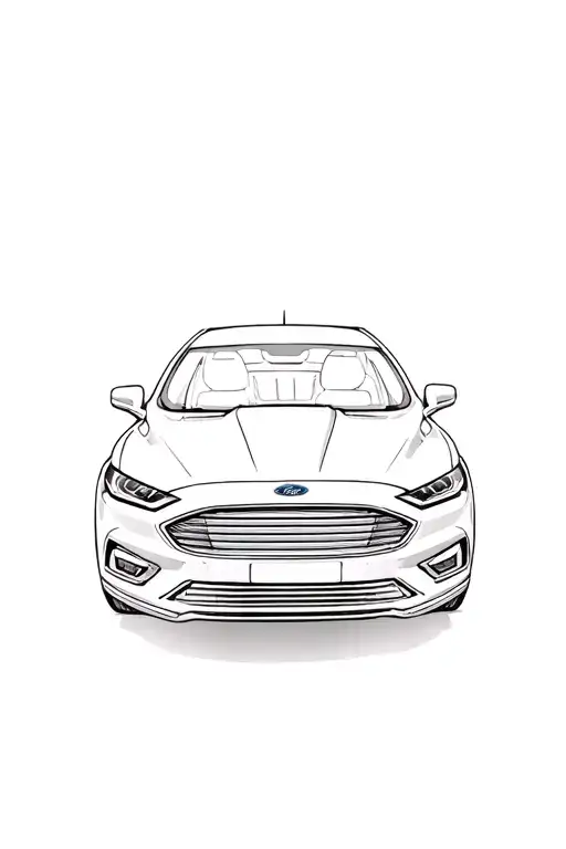 Ford Fusion Tattoo Design