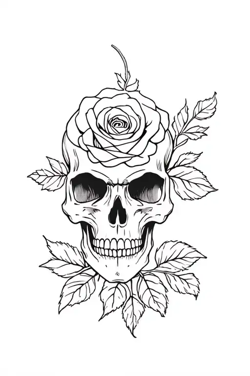 Skull And Roses