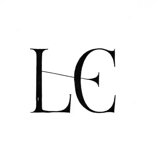 Letters L And C And E Which Intertwines