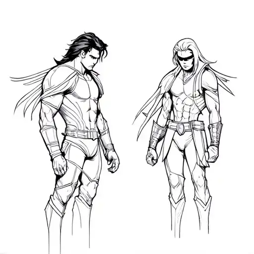 Gambit & Rogue X Men