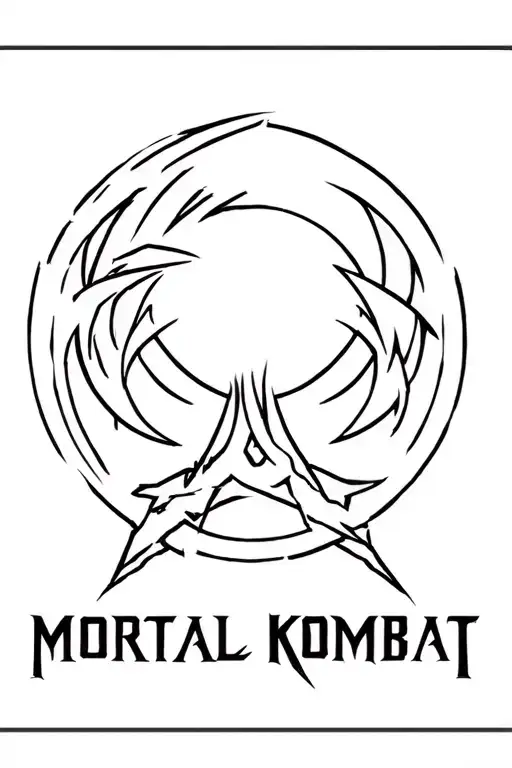 Sasuke Curse Mark And Cobra Kai Logo Incorporated And Mortal Kombat Logo